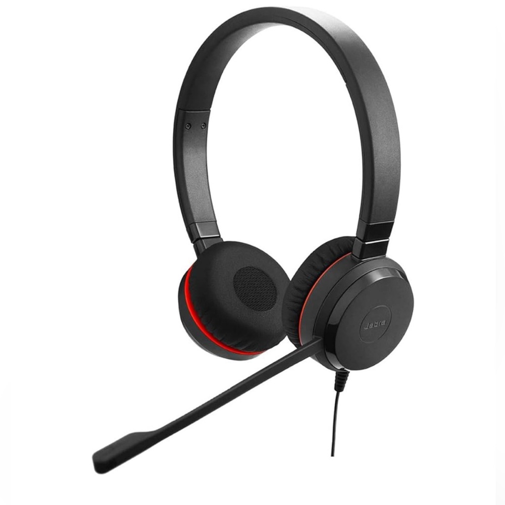 Jabra Evolve 30 II Black Wired Headset with Microphone